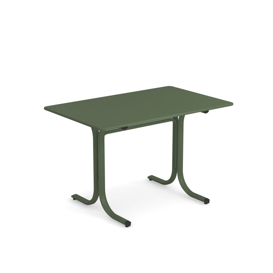 Tabelle EMU | Tavolo Da Giardino Rotondo Bordo 76X120 / Esterno In Acciaio - Collezione Table System