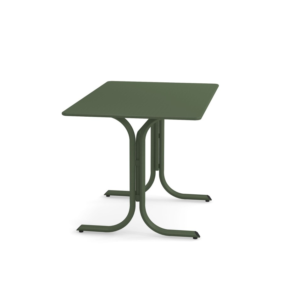 Tabelle EMU | Tavolo Da Giardino Rotondo Bordo 76X120 / Esterno In Acciaio - Collezione Table System