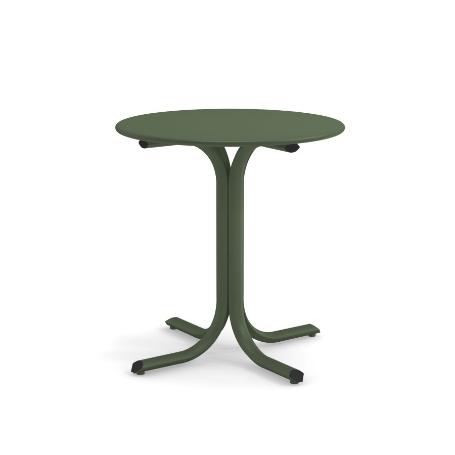 Tabelle EMU | Tavolo Da Giardino Rotondo Bordo D71 / Esterno In Acciaio - Collezione Table System