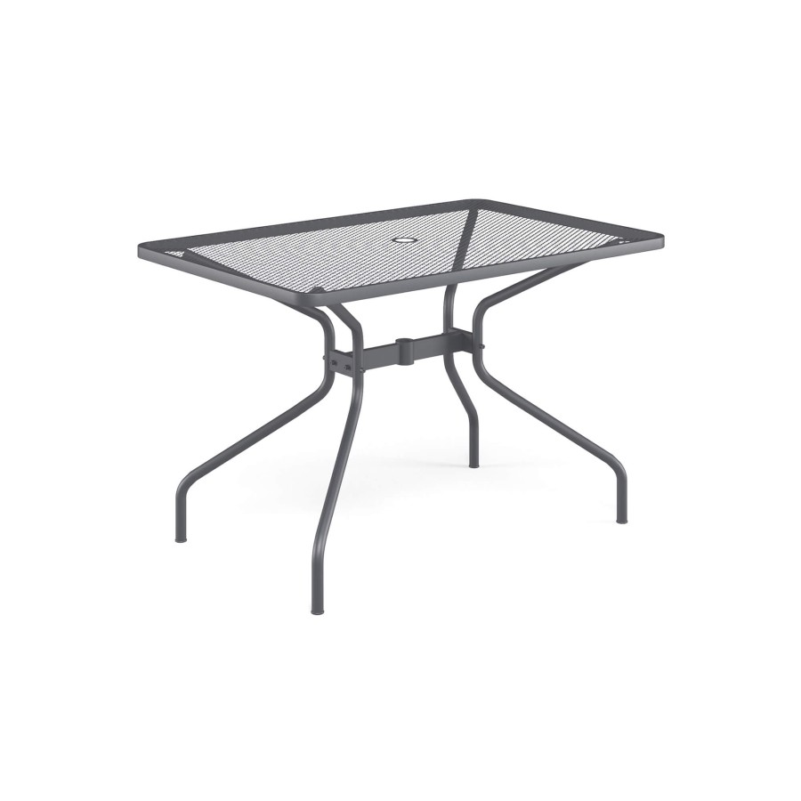 Tabelle EMU | Tavolo Rettangolare Da Giardino 120X80/Esterno In Acciaio Collezione Cambi