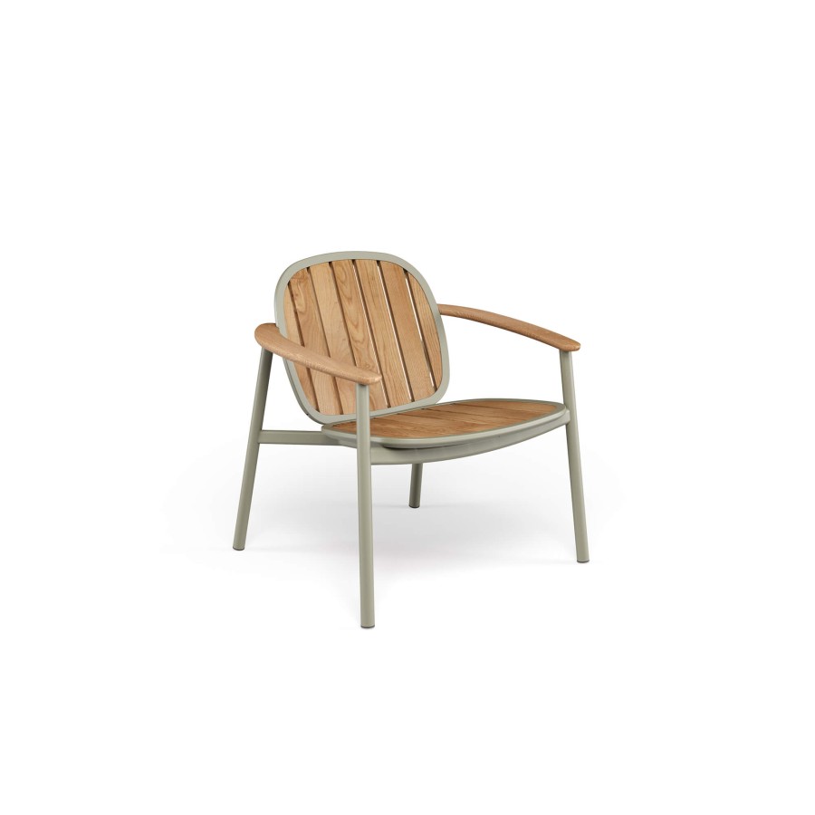 Sedie EMU | Poltroncina Da Giardino Alu-Teak / Outside In - Collezione Twins