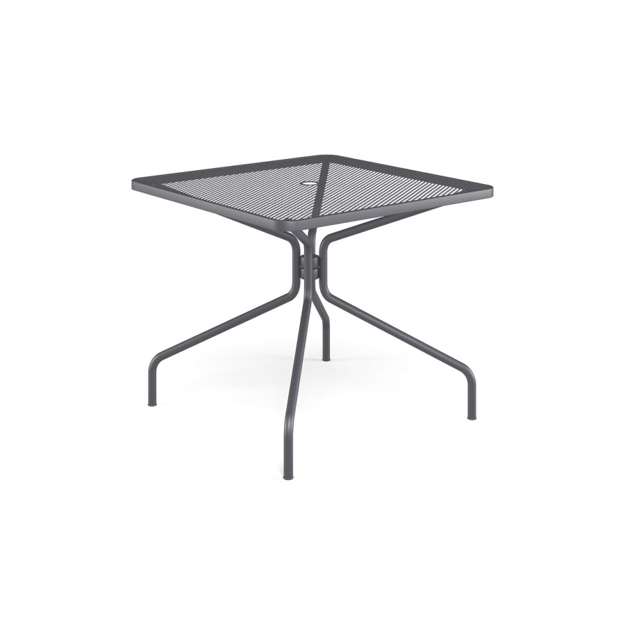 Tabelle EMU | Tavolo Quadrato Da Giardino 90X90 / Esterno In Acciaio - Collezione Cambi